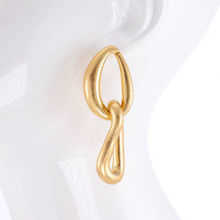 Hypoallergenic Chunky Chain Link Earrings