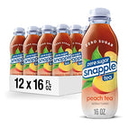 Snapple Zero Sugar Peach / 16 Fl Oz (Pack of 12)