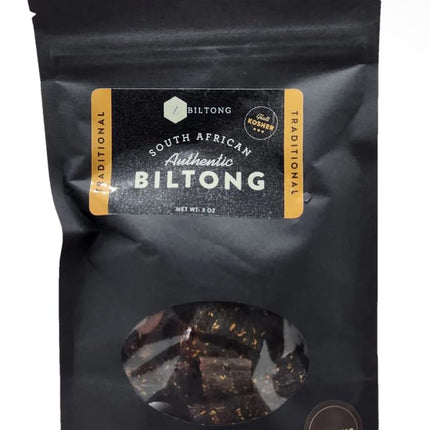 Zbiltong Authentic South African Kosher Biltong - Chili Bites, Grass-Fed Beef (3 oz)