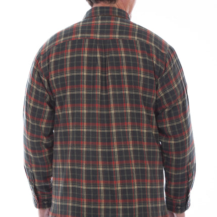 Scully Trail Haven - Men's Western Flannel Shirt Jacket