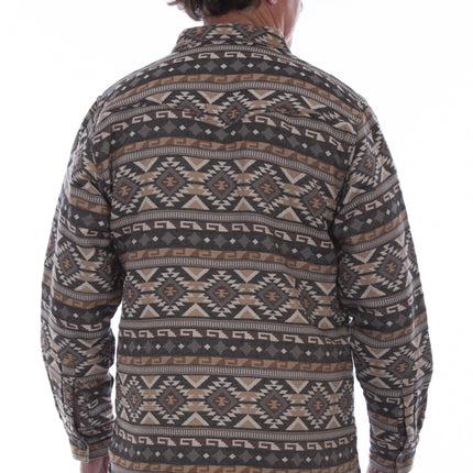 Scully Desert Mesa - Men's Western Flannel Shirt Jacket