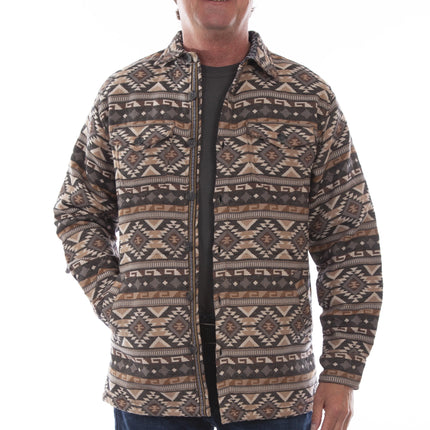 Scully Desert Mesa - Men's Western Flannel Shirt Jacket