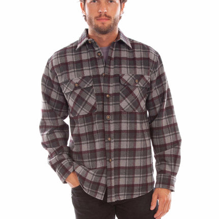 Scully Ironwood - Men's Western Wool Flannel Shirt