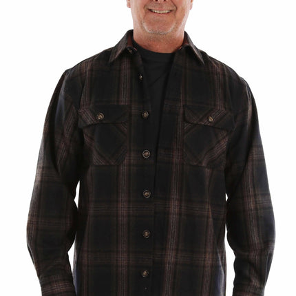 Scully Ironcrest - Men's Western Wool Flannel Shirt