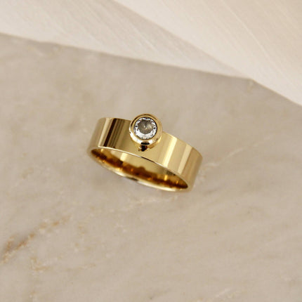Bezel Band Ring