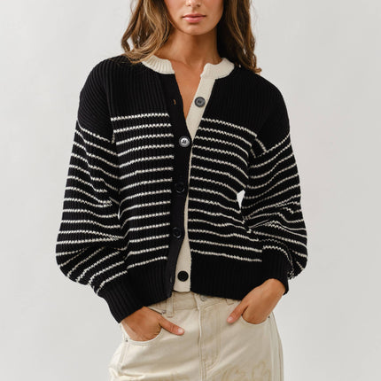 Black & White Stripe Sweater