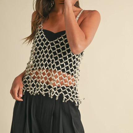 Pearl Net Top