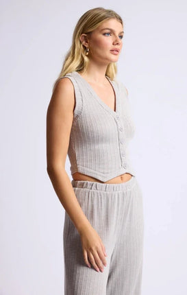 Light Gray Knit Vest