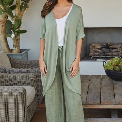Army Green Cardigan