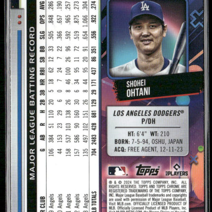 2024 Topps Chrome Cosmic #196 Shohei Ohtani