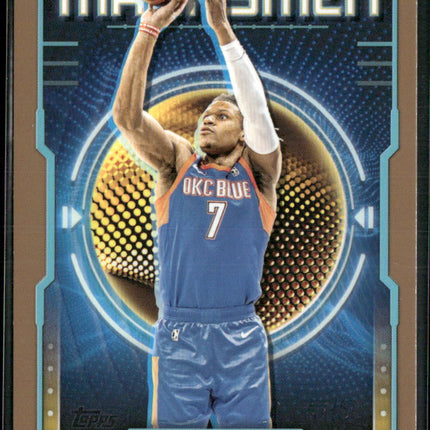 2023-24 Topps G-League #M-10 Jahmi'us Ramsey Marksman Gold #/50