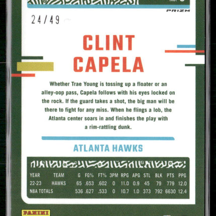2023-24 Donruss Optic #5 Clint Capela Fast Break Blue #/49
