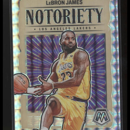 2023-24 Panini Mosaic #3 LeBron James Noteriety Mosaic