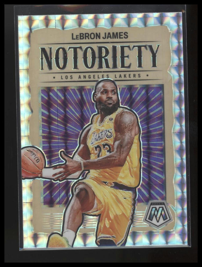 2023-24 Panini Mosaic #3 LeBron James Noteriety Mosaic