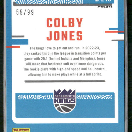 2023-24 Donruss Optic #246 Colby Jones Red #/99