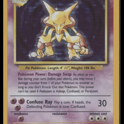 Alakazam Base Set #001/102
