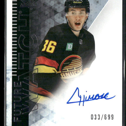 2023-24 SP Authentic Akito Hirose 2013-14 Retro Auto Future Watch #/699