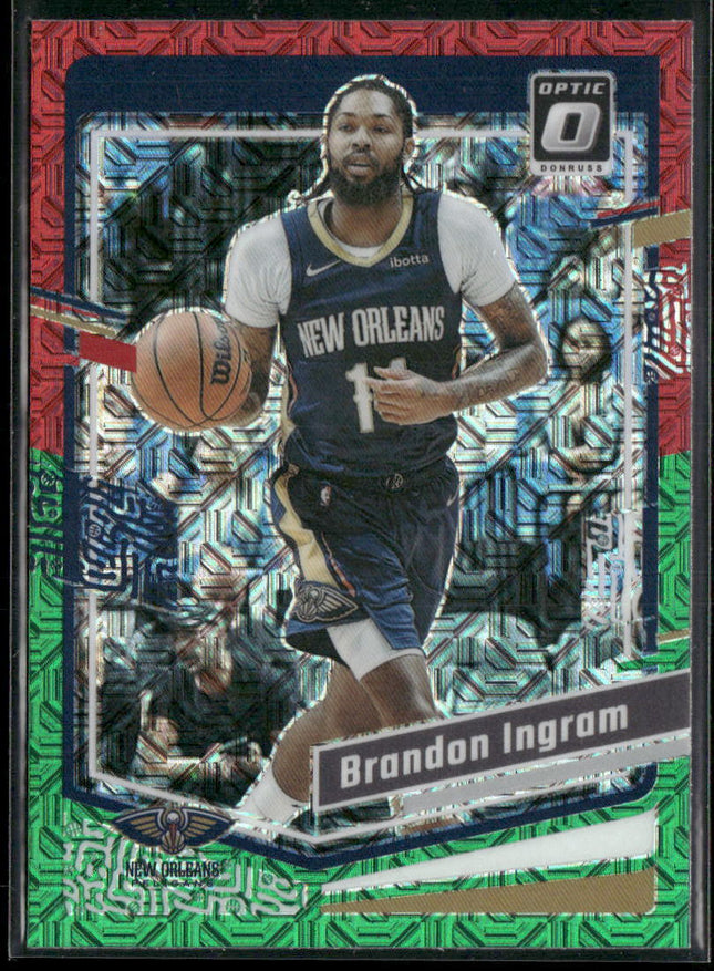 2023-24 Donruss Optic #7 Brandon Ingram Choice Red and Green