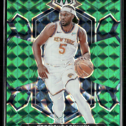 2023-24 Panini Mosaic #34 Precious Achiuwa Teal #/75