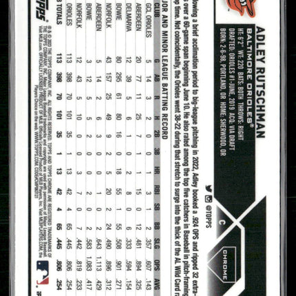 2023 Topps Chrome Sapphire Edition #250 Adley Rutschman