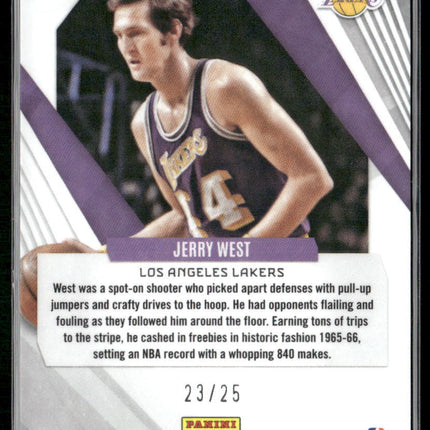 2023-24 Panini Phoenix #18 Jerry West Fire and Ice #/25