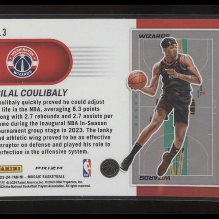 2023-24 Panini Mosaic #3 Bilal Coulibaly NBA In-Season Tournament