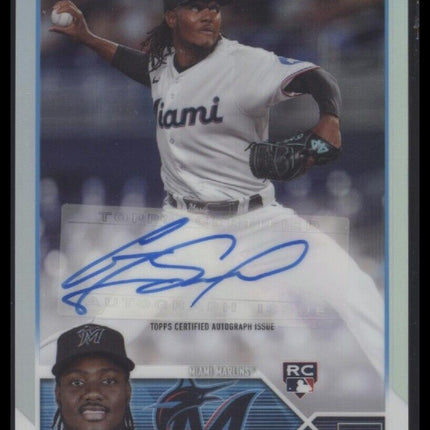 2023 Topps Chrome Update #AC-GSO George Soriano Autographs Refractor #/499