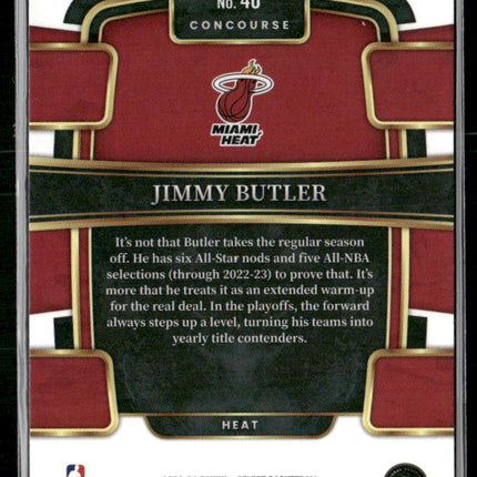 2023-24 Panini Select #40 Jimmy Butler Blue (Retail Base)