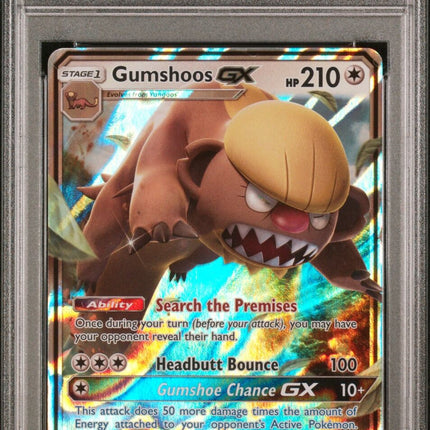 2017 Pokemon Sun & Moon #110 Gumshoos Gx PSA 8