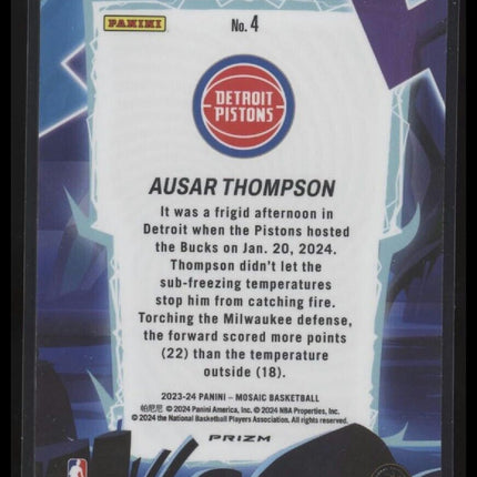 2023 Mosaic Ausar Thompson Rookie Storm Chasers #4 Mosaic SP RC