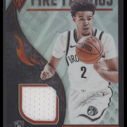 2023-24 Panini Phoenix #FF-CAM Cameron Johnson Fire Fabrics