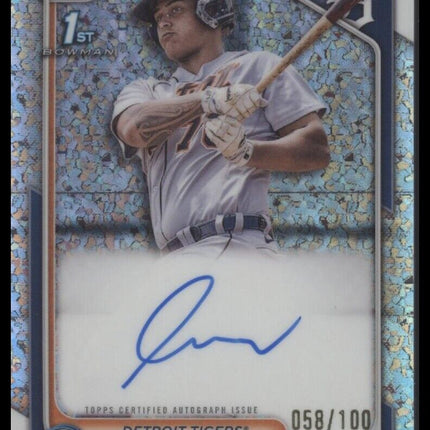 2024 Bowman Clayton Campbell Prospects Autographs Diamond Refractors #/100