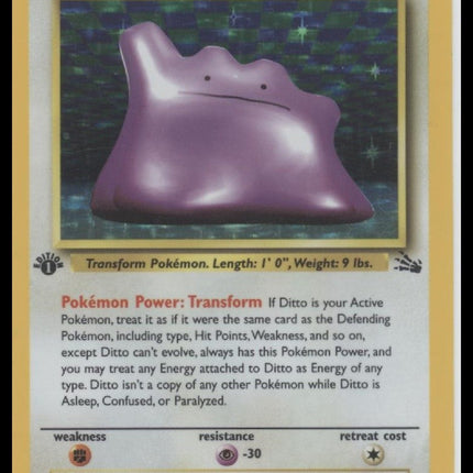 Ditto (3) Fossil #03/62 - 1st Edition