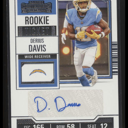 2023 Panini Contenders #147 Derius Davis