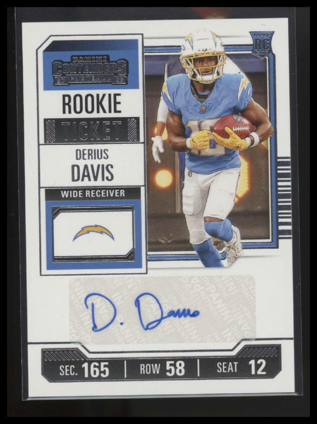 2023 Panini Contenders #147 Derius Davis