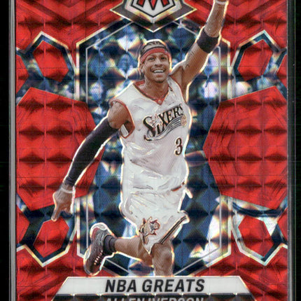 2023-24 Panini Mosaic #300 Allen Iverson Red