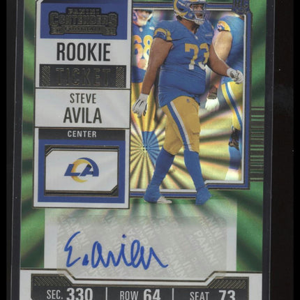 2023 Panini Contenders #155 Steve Avila