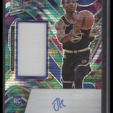 Jonathan Kuminga 2021-22 Panini Spectra #181 #/99 Patch Auto