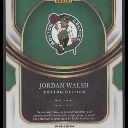 2023-24 Select #RJ-WAL Jordan Walsh Rookie Jersey Autographs Purple Prizms #/99
