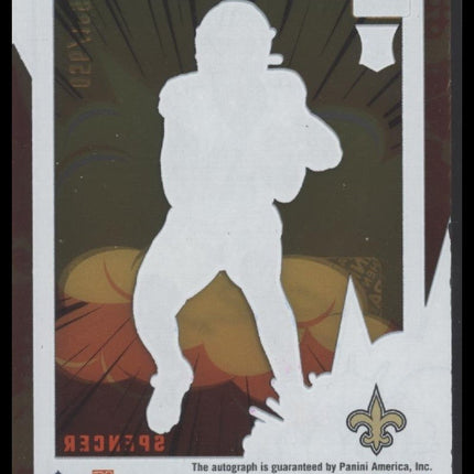 Spencer Rattler 2024 Clearly Donruss #8 Clearly Bomb Squad Autographs #/199
