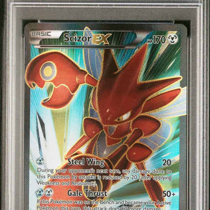 2016 Pokemon Xy Breakpoint #119 Fa/Scizor Ex Breakpoint PSA 8