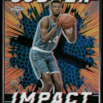2023-24 Topps Chrome #SI-2 Brandon Miller Sudden Impact Refractor Blue