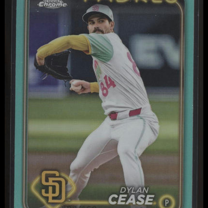 2024 Topps Chrome Update #USC184 Dylan Cease Aqua Refractors #/199
