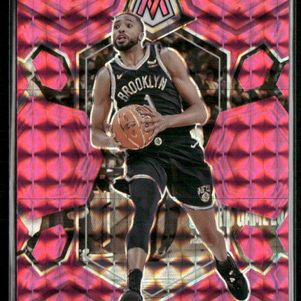2023-24 Panini Mosaic #156 Mikal Bridges Pink #/149