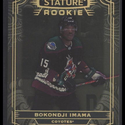 2022-23 Upper Deck Stature #200 Bokondji Imama Black #/15