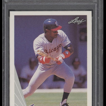 1990 Leaf #220 Sammy Sosa PSA 8