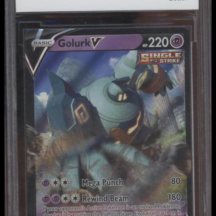 Golurk V 2021 Pokemon Sword and Shield Evolving Skies #70 BCCG 10.0