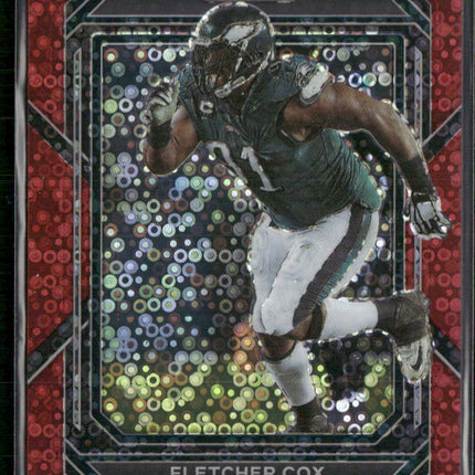 2022 Panini Prizm #241 Fletcher Cox No Huddle Red #/50