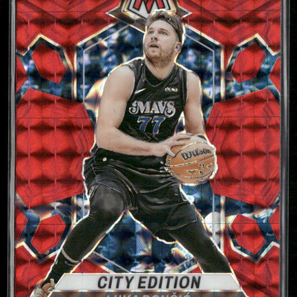 2023-24 Panini Mosaic #285 Luka Doncic City Edition