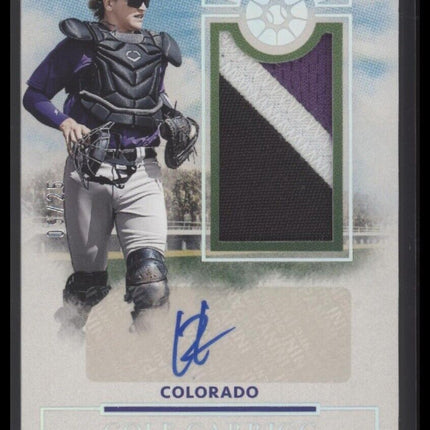 Panini Boys of Summer Cole Carrigg Prospect Material Signatures Holo Silver #/25